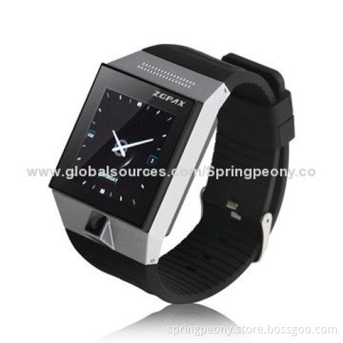 1.54" touchscreen smart watch phone with Bluetooth, GPS, video record, camera, single SIM card